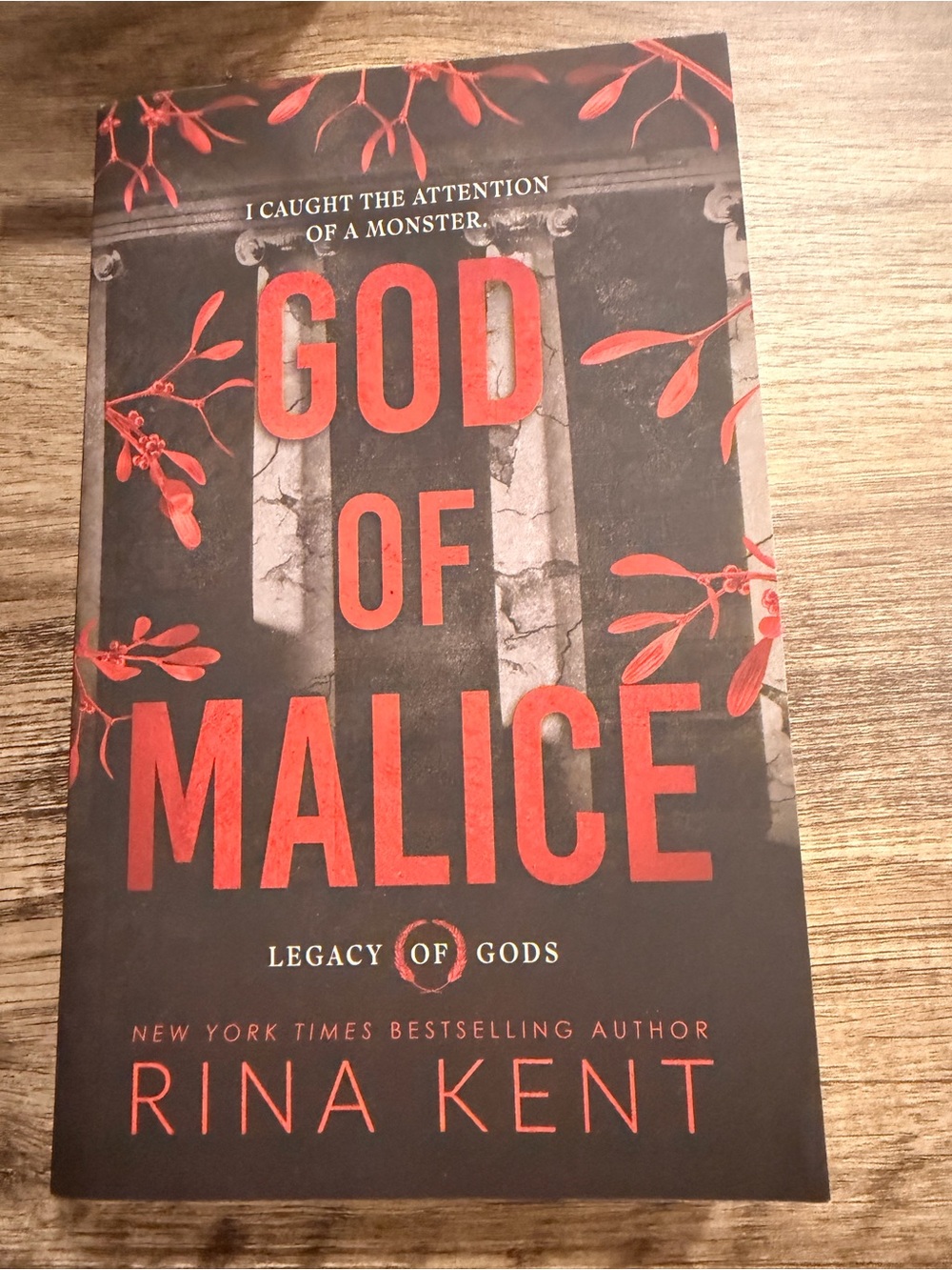 God of Malice by Rina Kent - Black & Red Paperback